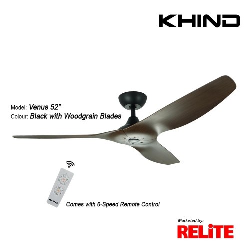 KHIND Venus DC Ceiling Fan - lightings 