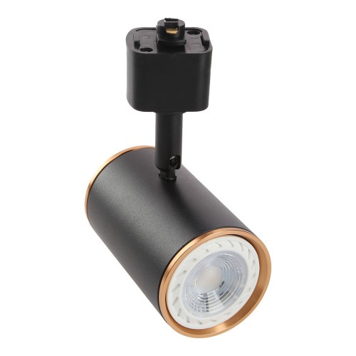 TRACK LIGHT FITTING GU10 - TH9002 BK + ROSEGOLD