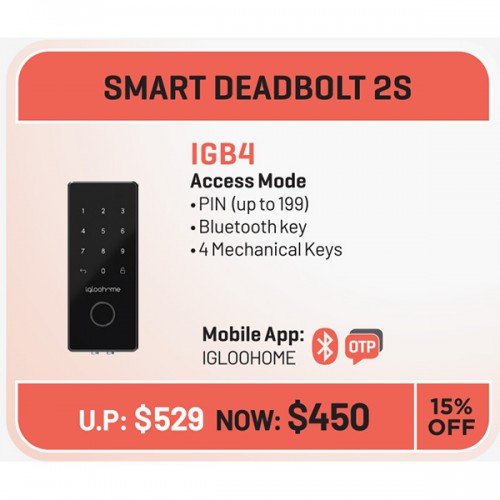 Igloohome smart deadbolt IGB4