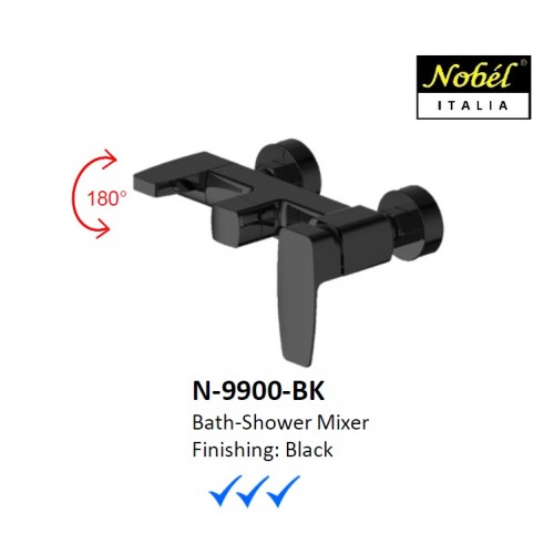 NOBEL N-9900-BK BATH SHOWER MIXER