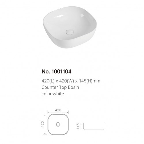 1001104 COUNTER TOP WASH BASIN