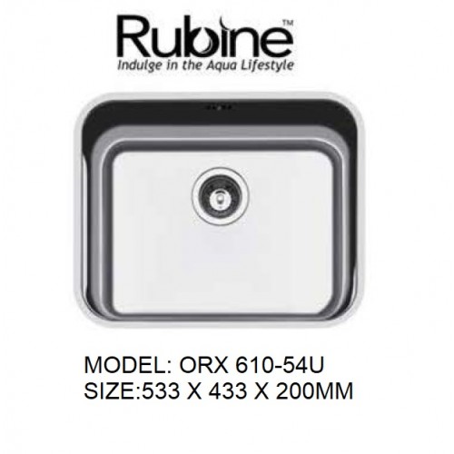 RUBINE ORX 610-54 UNDERMOUNT SINK