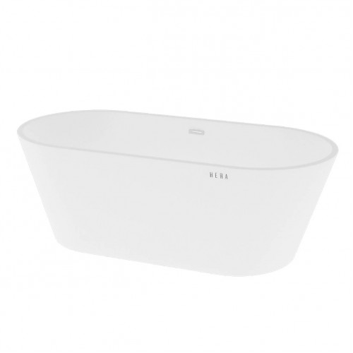 HERA Bathtub 1005, Oval Stand Alone | The Mini Bathtub for your Home Spa, 1200