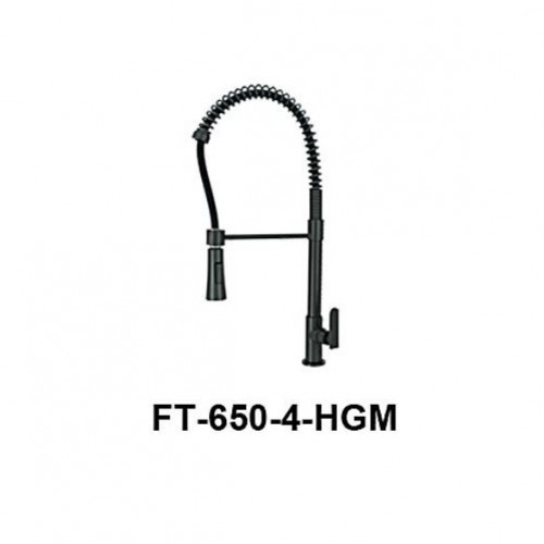 FT 650-4 HGM KITCHEN PULL OUT COLD TAP GUNMETAL