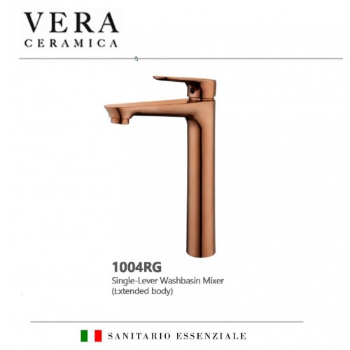 VERA 1004 ROSEGOLD TALL BASIN MIXER