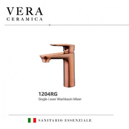 VERA 1204 ROSEGOLD BASIN MIXER