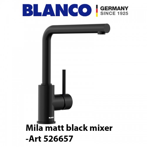 Blanco mila sink mixer matt black -526657