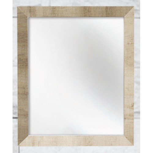 Mirror with frame - grey ash tree