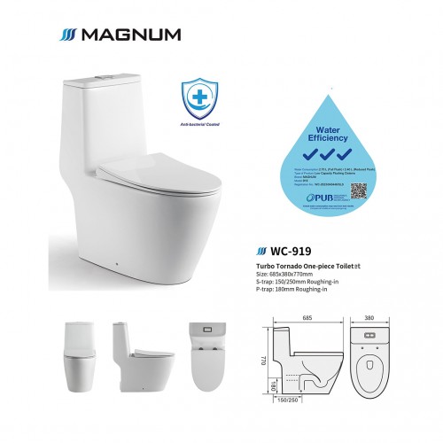 Magnum wc 919 rimless turbo tornado wc