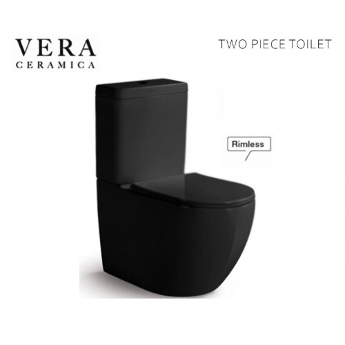 VERA RIMLESS MATT BLACK WC - C032MB