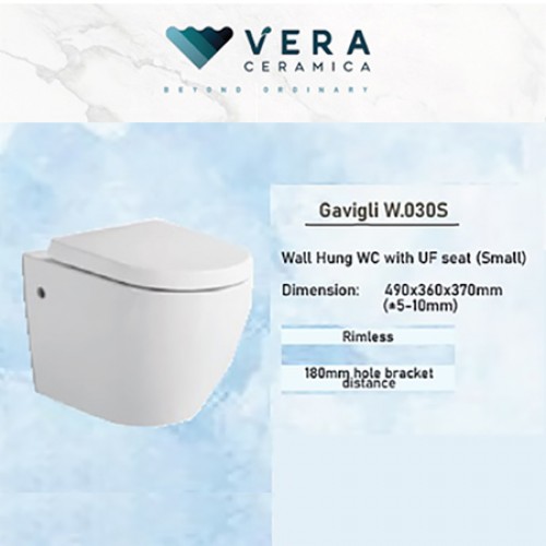 VERA GAVIGLI W.030S WALL HUG WC